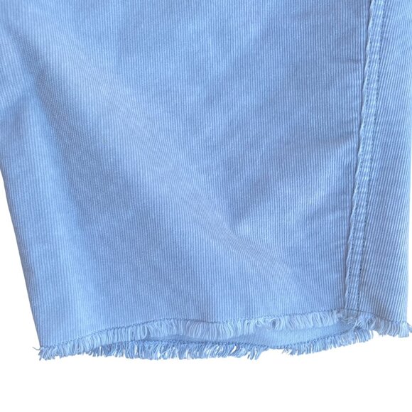 Carve Designs Oahu Corduroy Bermuda Mid Rise Raw Hem Loose Fit Cut-Off Shorts-6 - Picture 2 of 8
